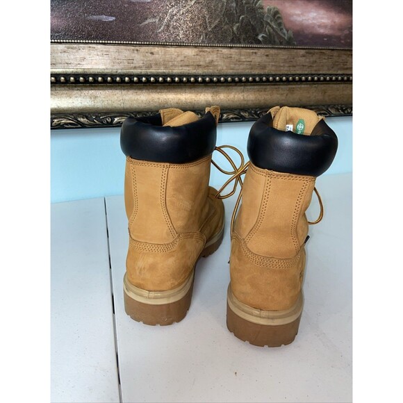 Timberland Mens Pro Boots 11m Leather Brown Steel Toe - Picture 4 of 8